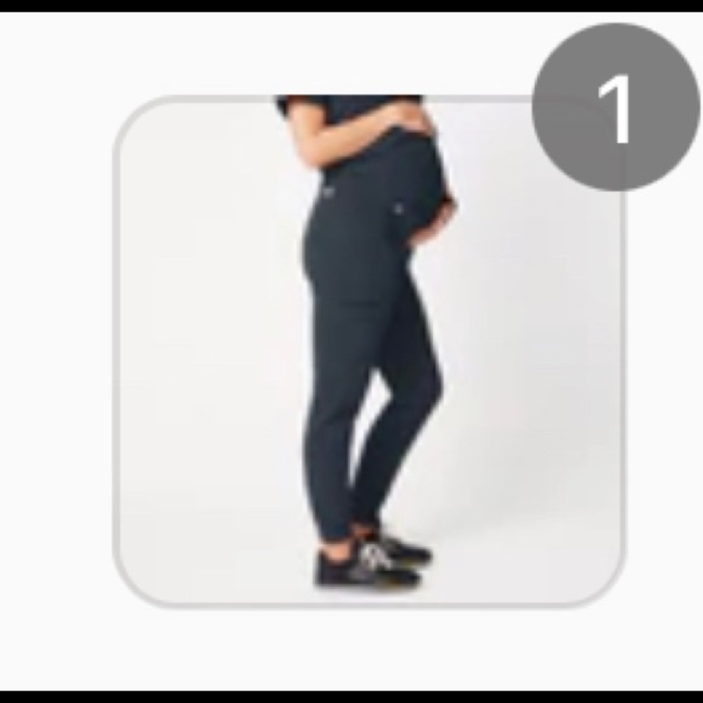 Figs Maternity joggers.